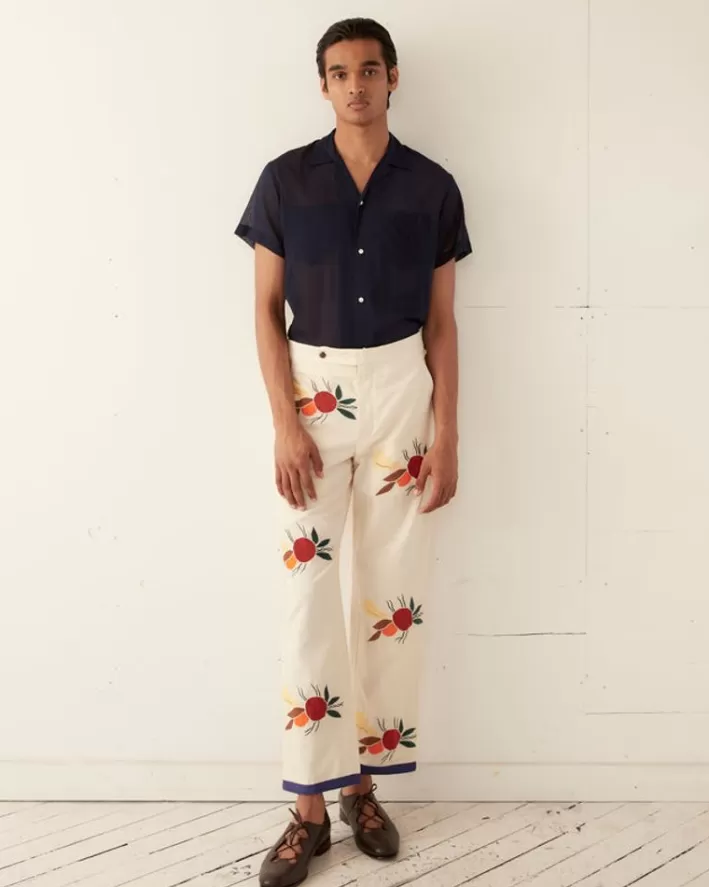 Men BODE Trousers & Pants<Applique Fruit Bunch Trousers