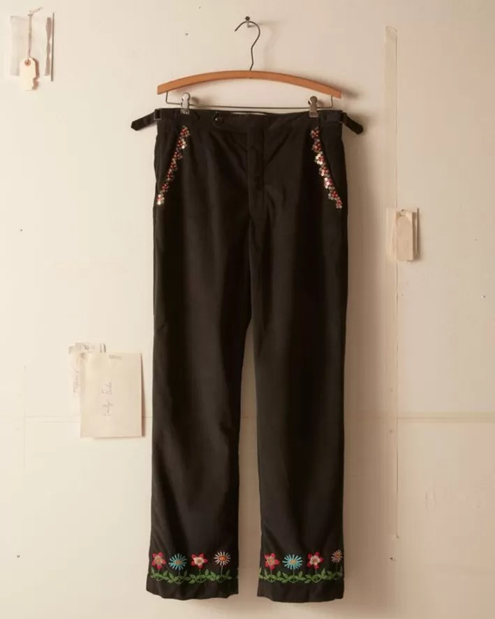 Men BODE Trousers & Pants<Beaded Garden Vine Trousers