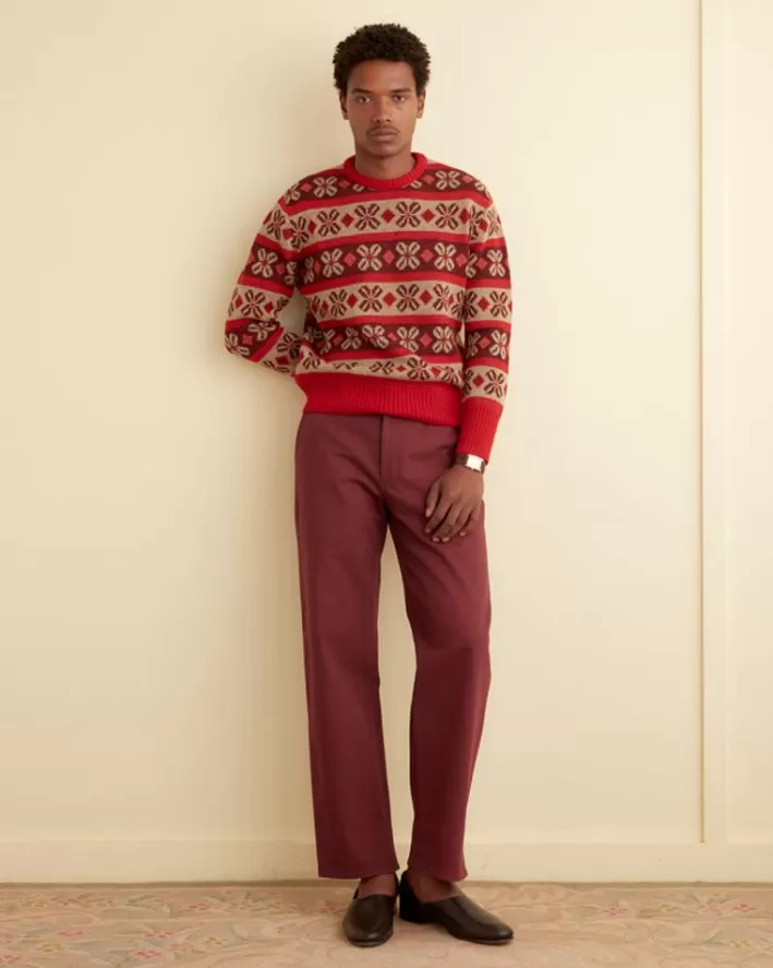 Men BODE Knitwear<Begonia Stripe Sweater