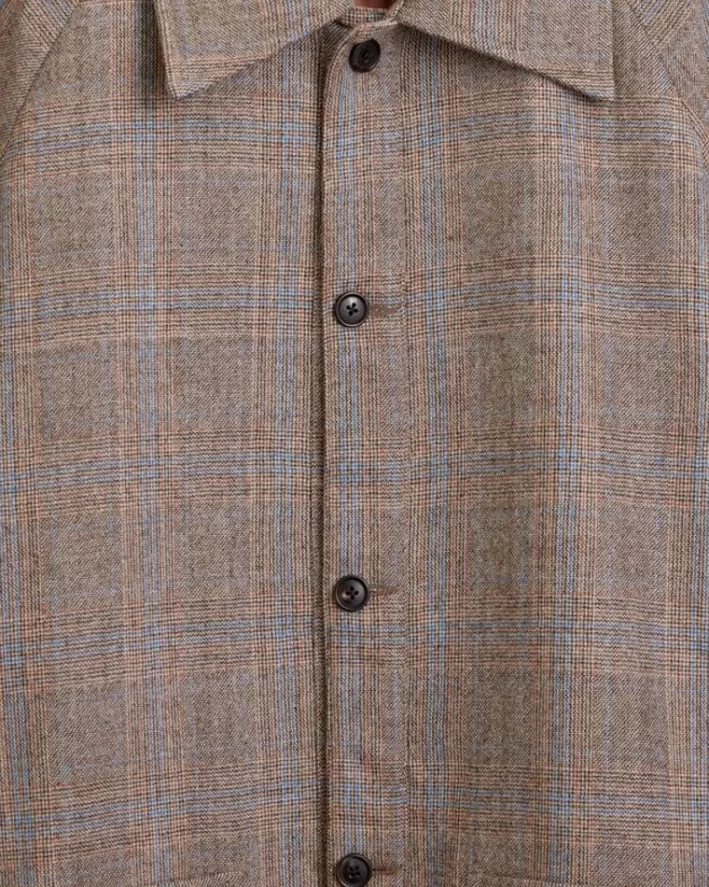 Men BODE Outerwear<Birdseed Check Jacket - L