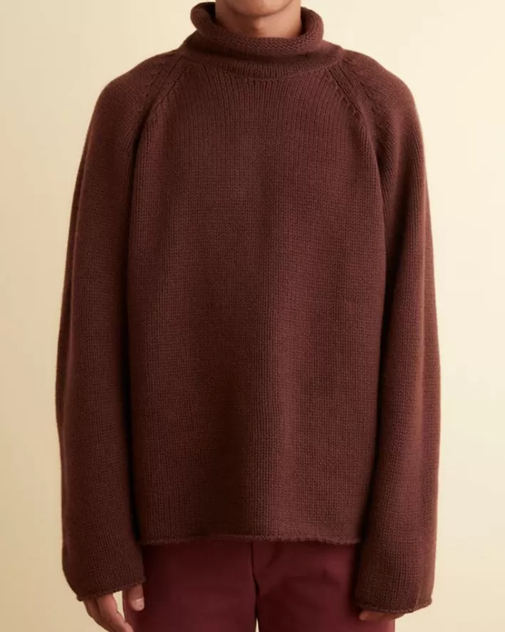 Men BODE Knitwear<Cashmere Rollneck - Cinnabar