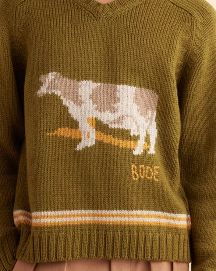 Men BODE Knitwear<Cattle Sweater