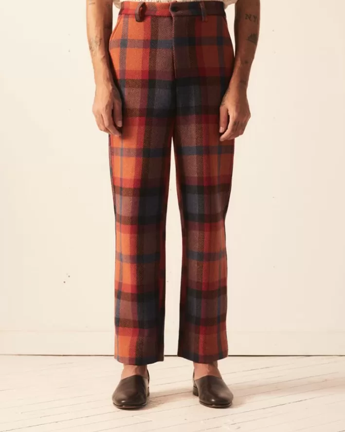 Men BODE Trousers & Pants<Clinton Street Plaid Trousers