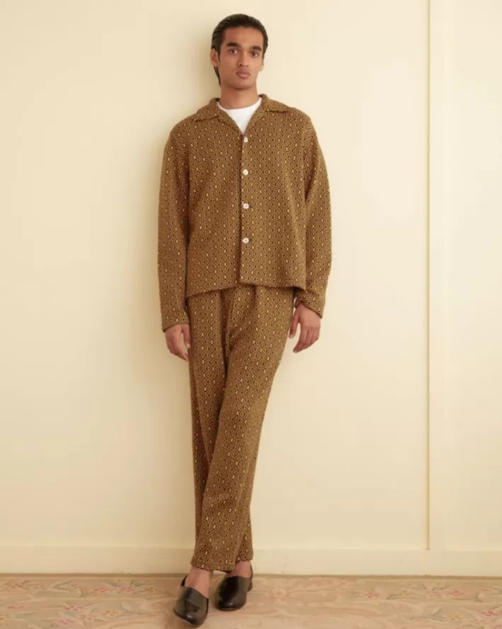 Men BODE Knitwear<Crescent Jacquard Louie Shirt