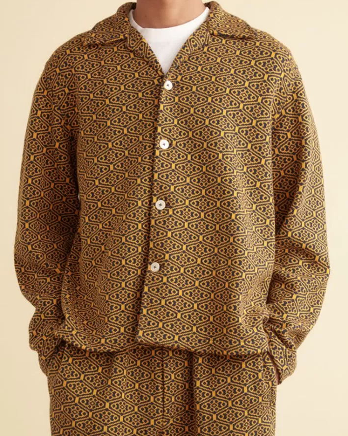 Men BODE Knitwear<Crescent Jacquard Louie Shirt