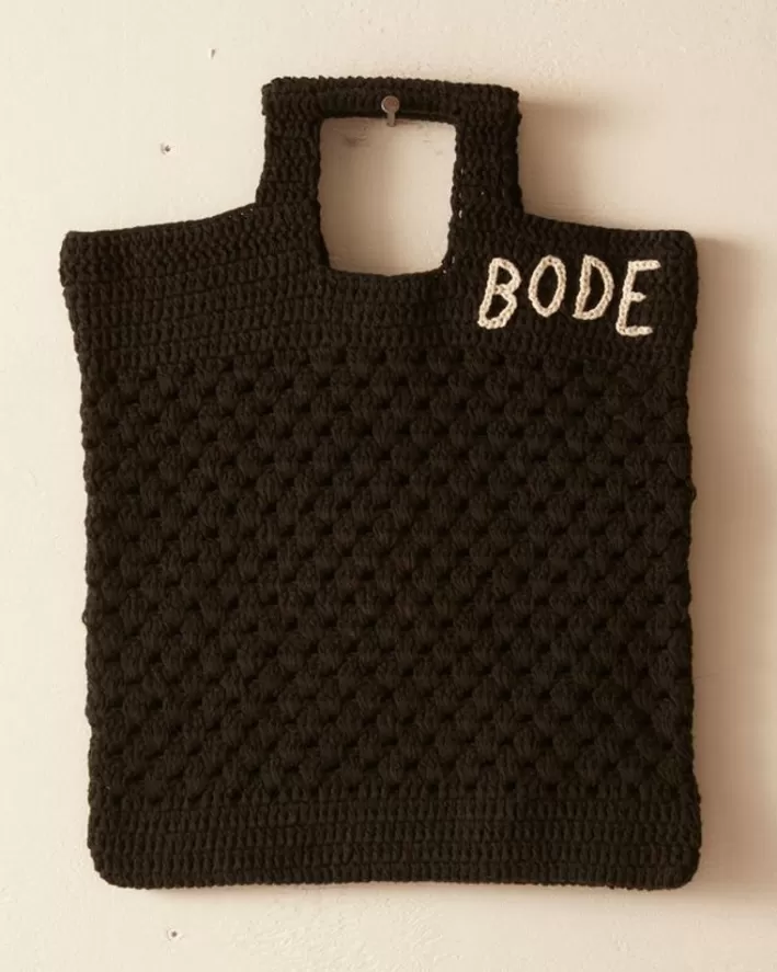 Men BODE Accessories<Crochet Tote - Black