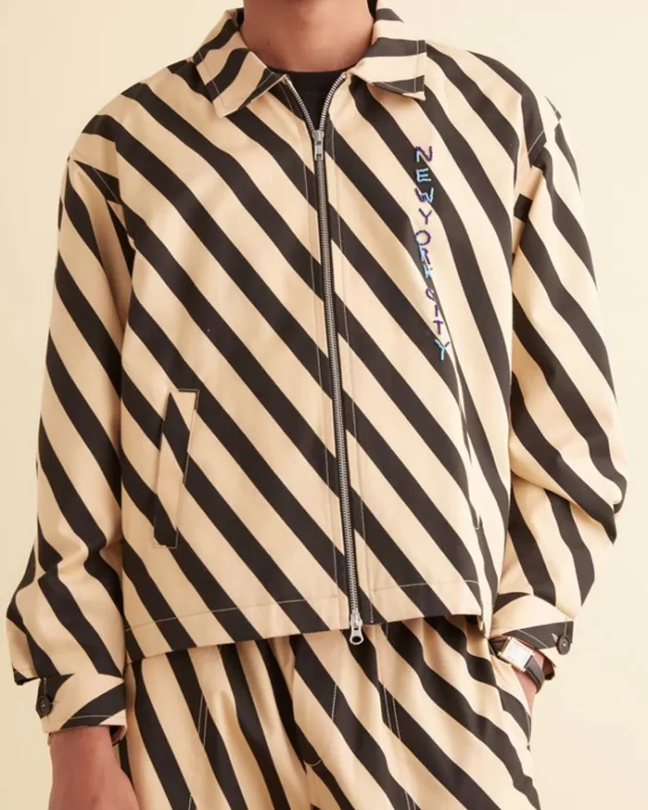 Men BODE Outerwear<Domino Stripe Jacket