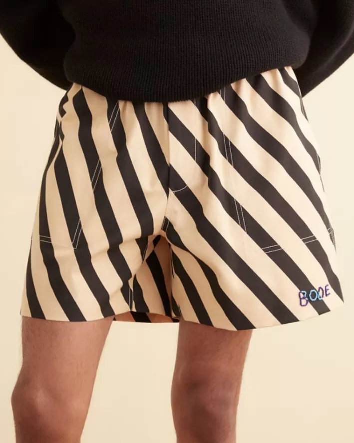 Men BODE Shorts<Domino Stripe Shorts