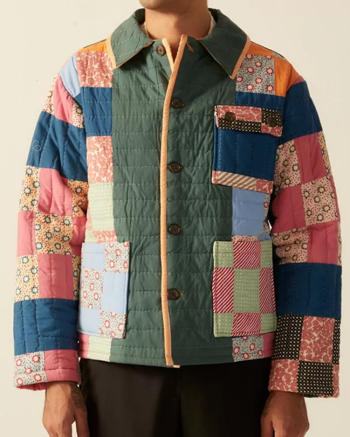 Men BODE Outerwear<Dotted Daisy Quilt Workwear Jacket