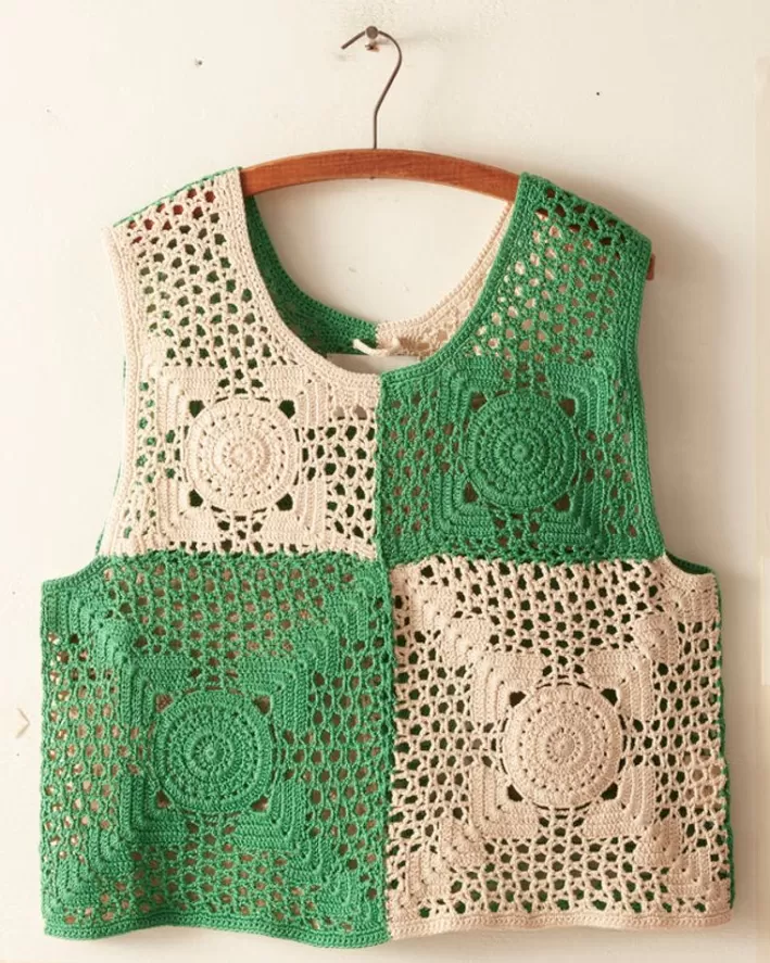 Men BODE Knitwear<Duotone Crochet Tank