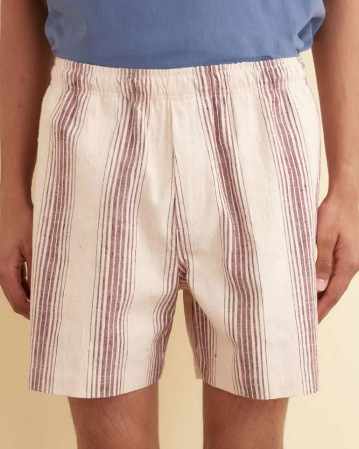 Men BODE Shorts<Elderberry Flax Shorts