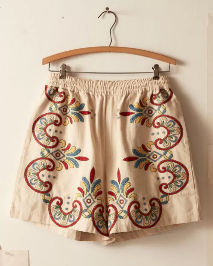 Men BODE Shorts<Embroidered Carnival Shorts