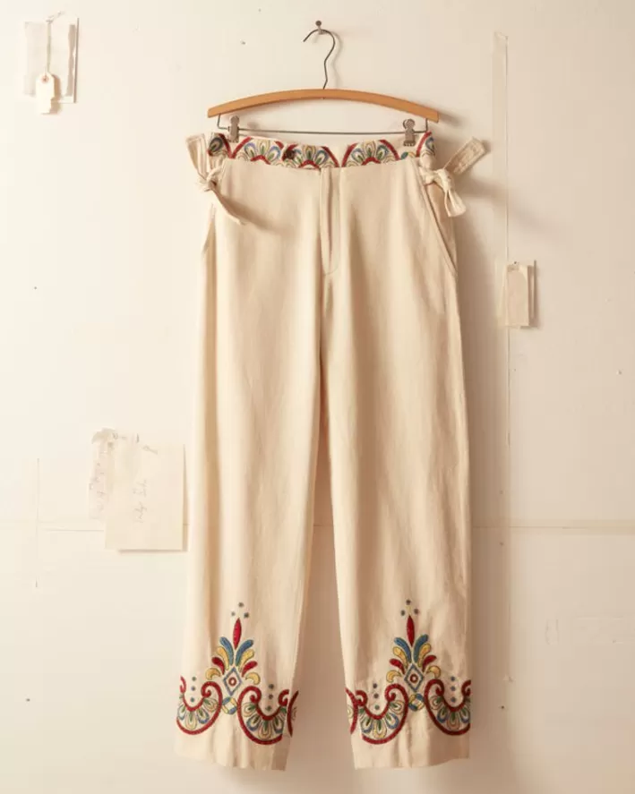 Men BODE Trousers & Pants<Embroidered Carnival Trousers