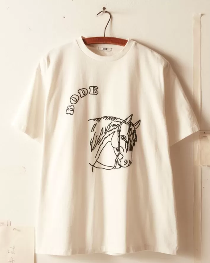 Men BODE Cut & Sew<Embroidered Pony Tee