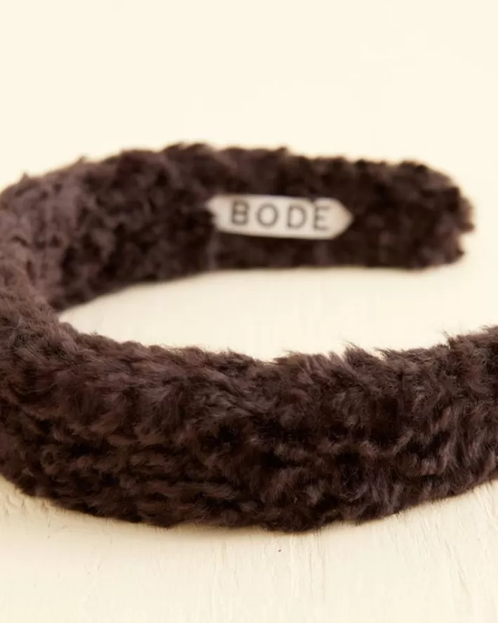 Men BODE Accessories<Faux Fur Headband - Black