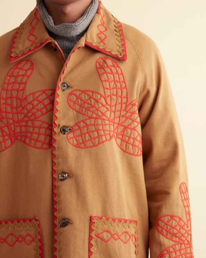 Men BODE Outerwear<Field Maple Coat