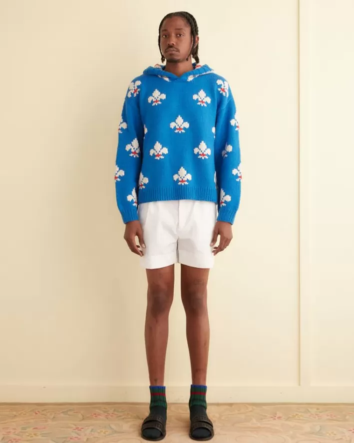 Men BODE Knitwear<Fleur-De-Lis Hoodie