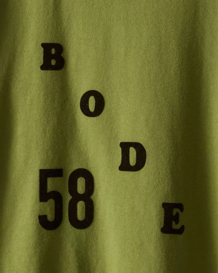 Men BODE Cut & Sew<Flocked Tee - Green