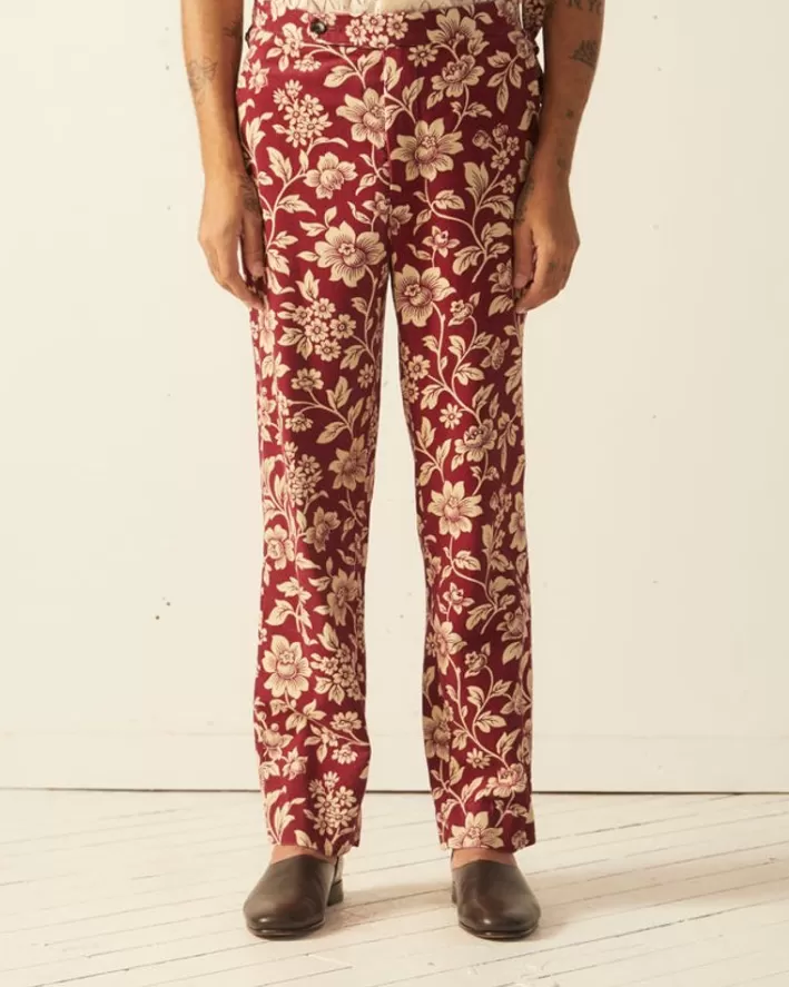 Men BODE Trousers & Pants<Floral Corduroy Trousers