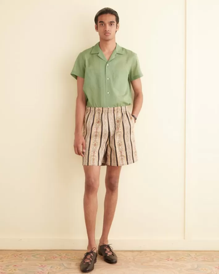 Men BODE Shorts<Floret Brocade Shorts