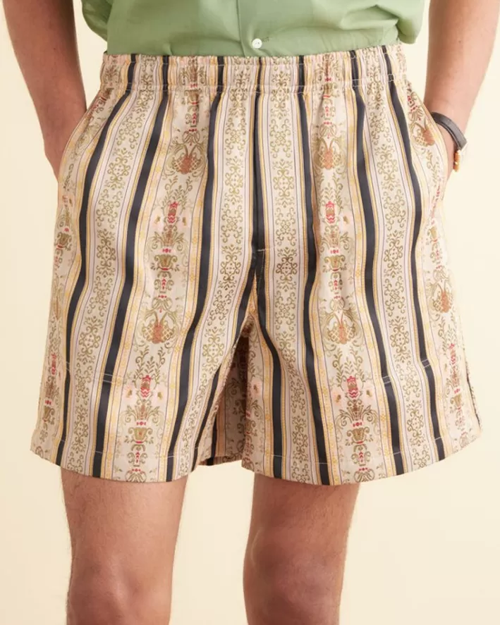 Men BODE Shorts<Floret Brocade Shorts