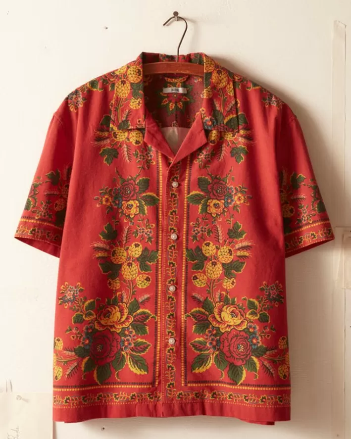 Men BODE Shirts<Floribunda Short Sleeve Shirt