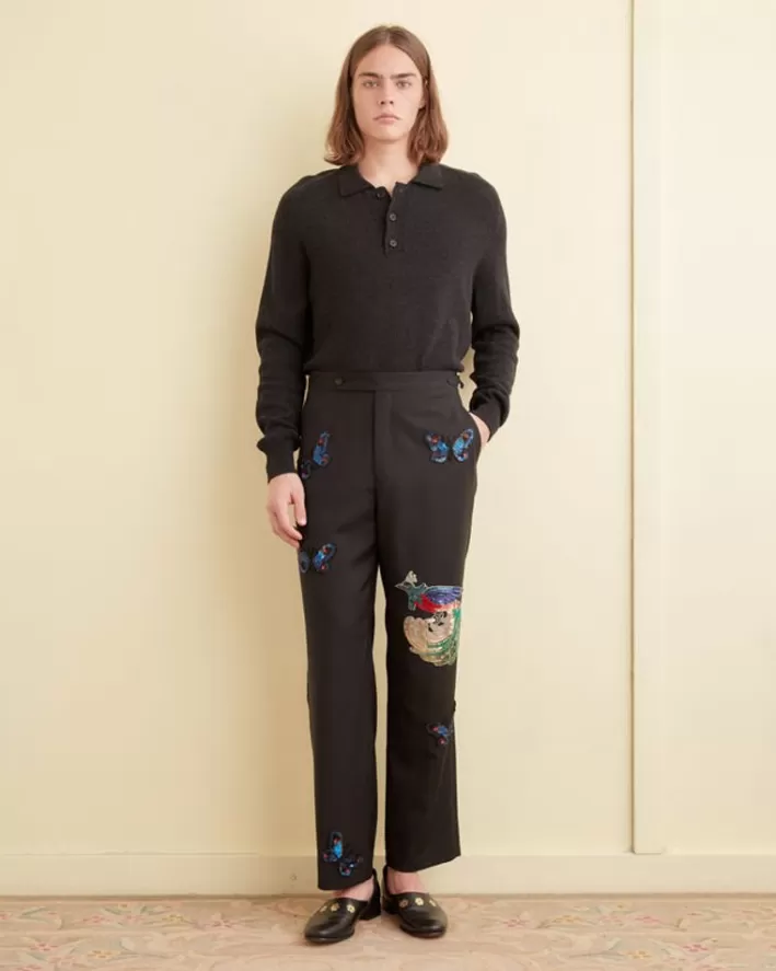 Men BODE Trousers & Pants<Flying Fauna Tuxedo Trousers