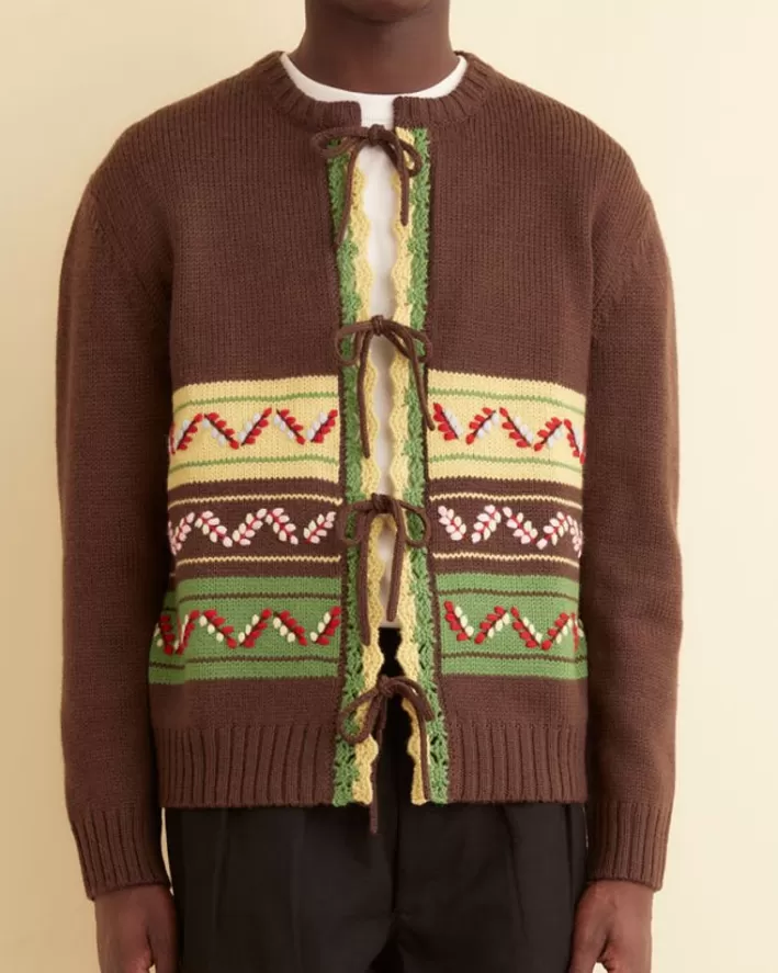 Men BODE Knitwear<Foliage Cardigan