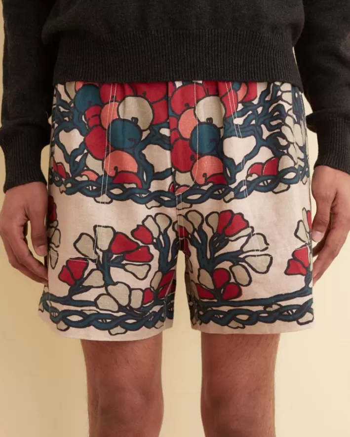 Men BODE Shorts<Garden Lattice Shorts