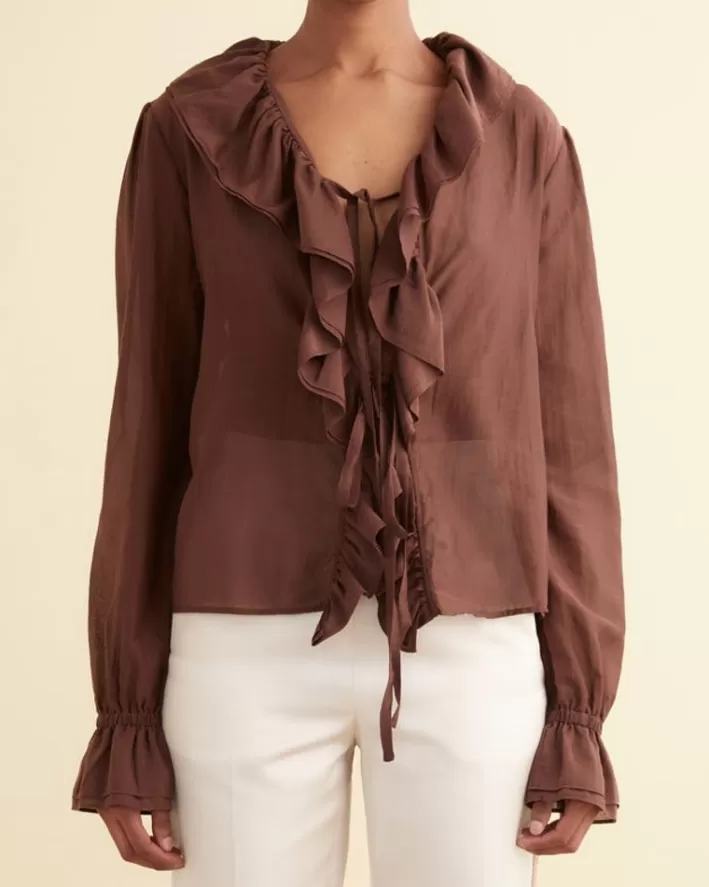 Women BODE Tops<Heartwood Flounce Blouse