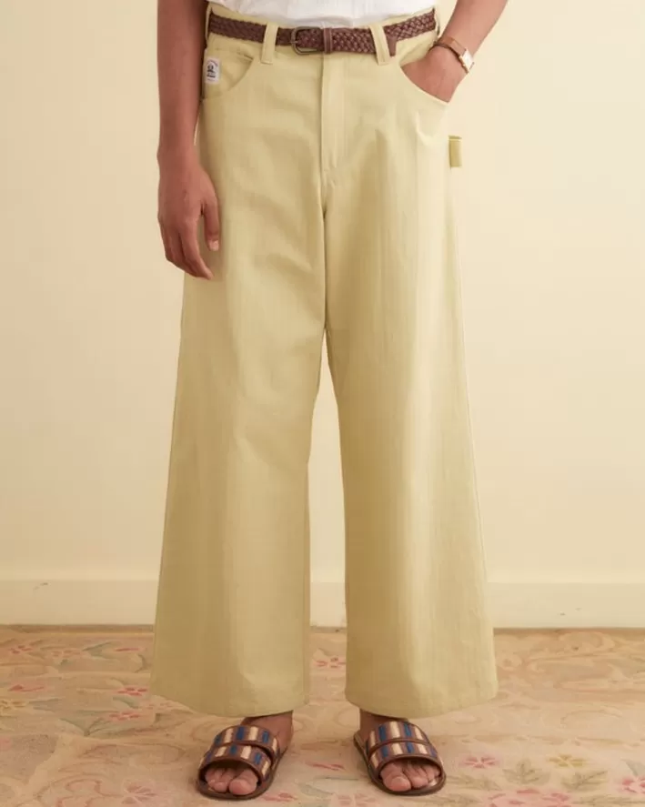 Men BODE Trousers & Pants<Herringbone Knolly Brook Trousers