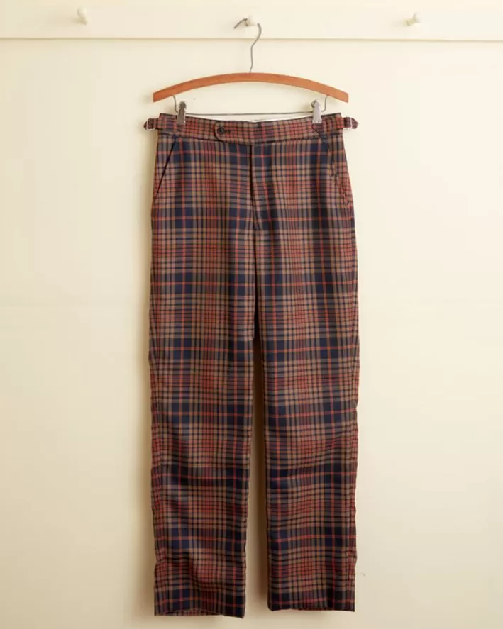 Women BODE Trousers & Pants<Jackson Plaid Trousers - 28