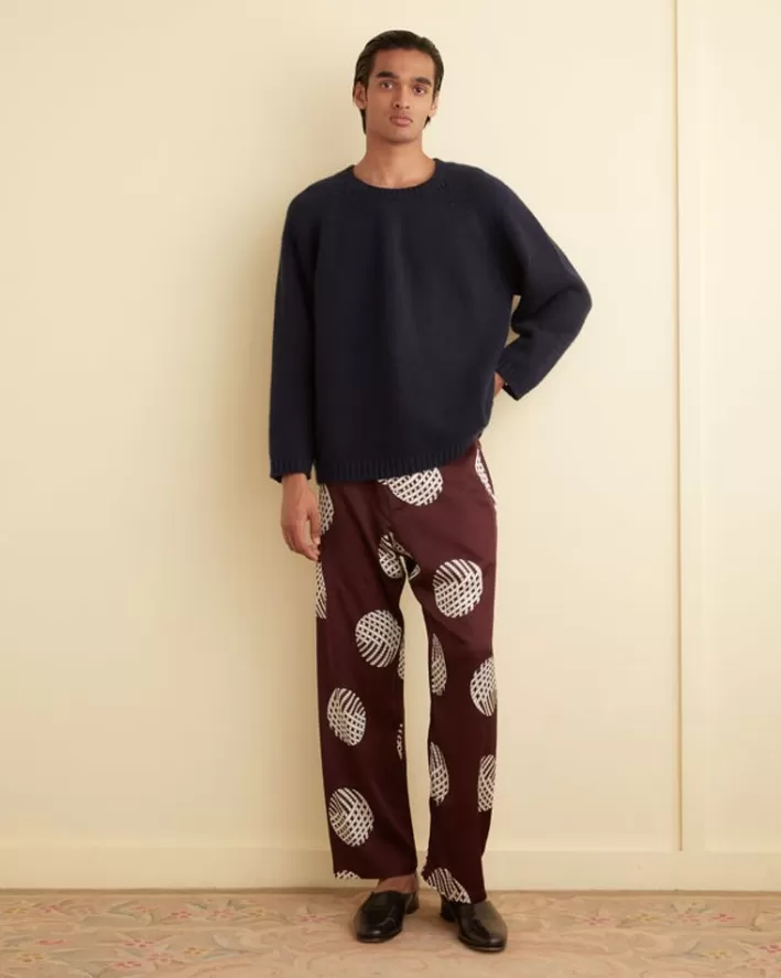 Men BODE Trousers & Pants<Lattice Sphere Pajama Pants