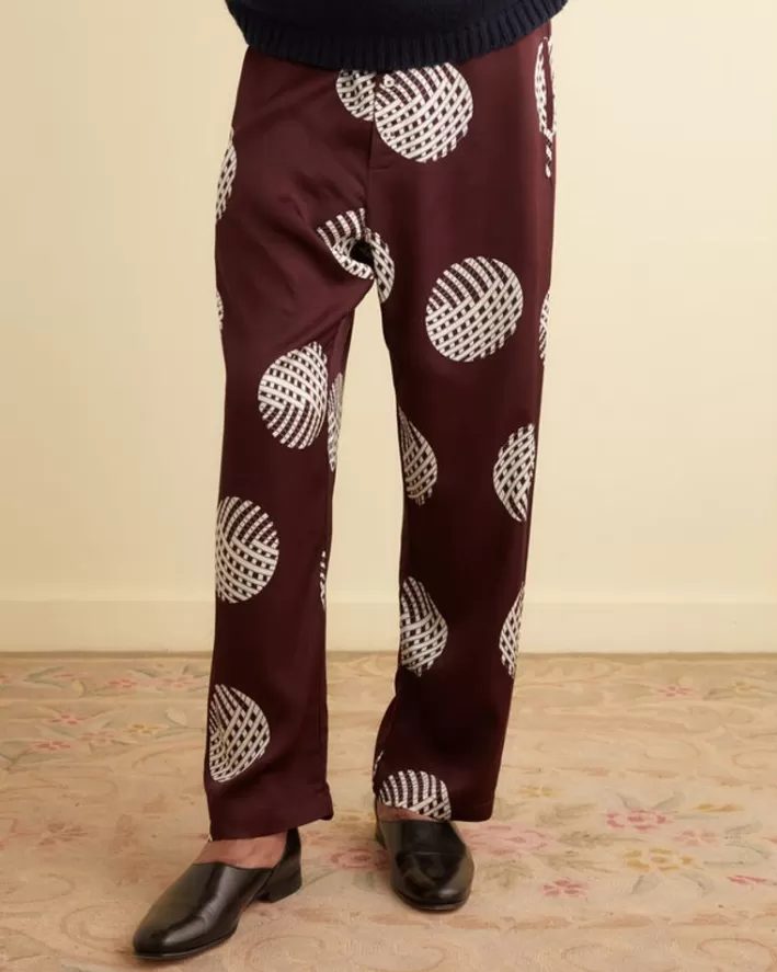 Men BODE Trousers & Pants<Lattice Sphere Pajama Pants