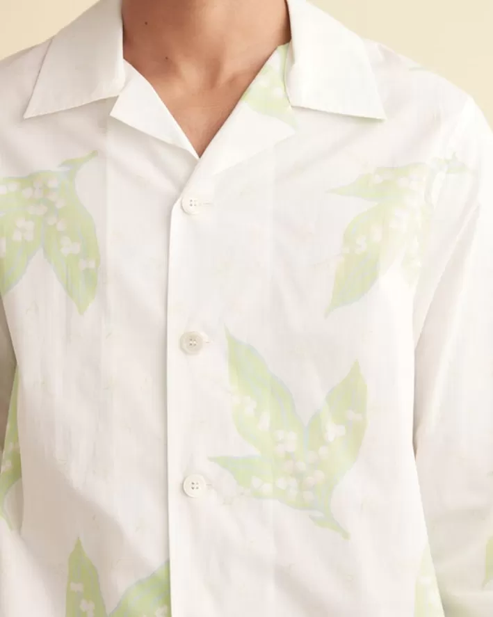 Men BODE Shirts<Lily Of The Valley Long Sleeve Shirt