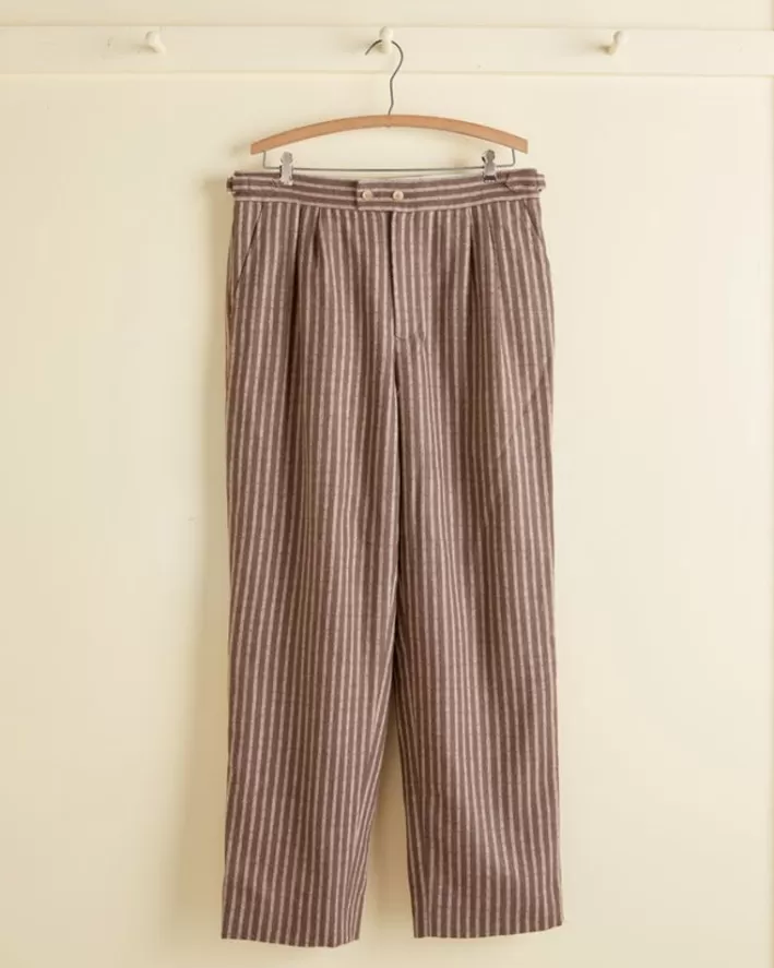 Men BODE Trousers & Pants<Maple Bark Stripe Trousers