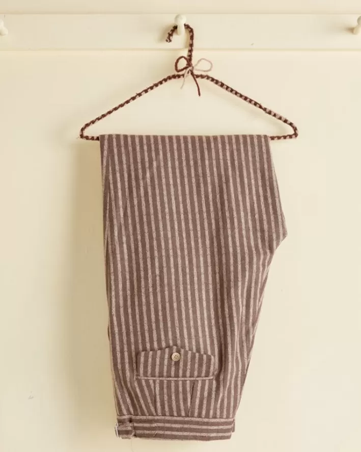 Men BODE Trousers & Pants<Maple Bark Stripe Trousers