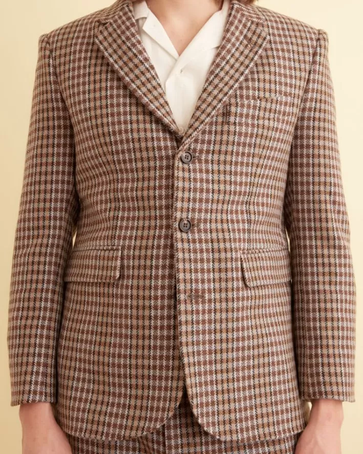 Men BODE Outerwear<Marston Check Suit Jacket