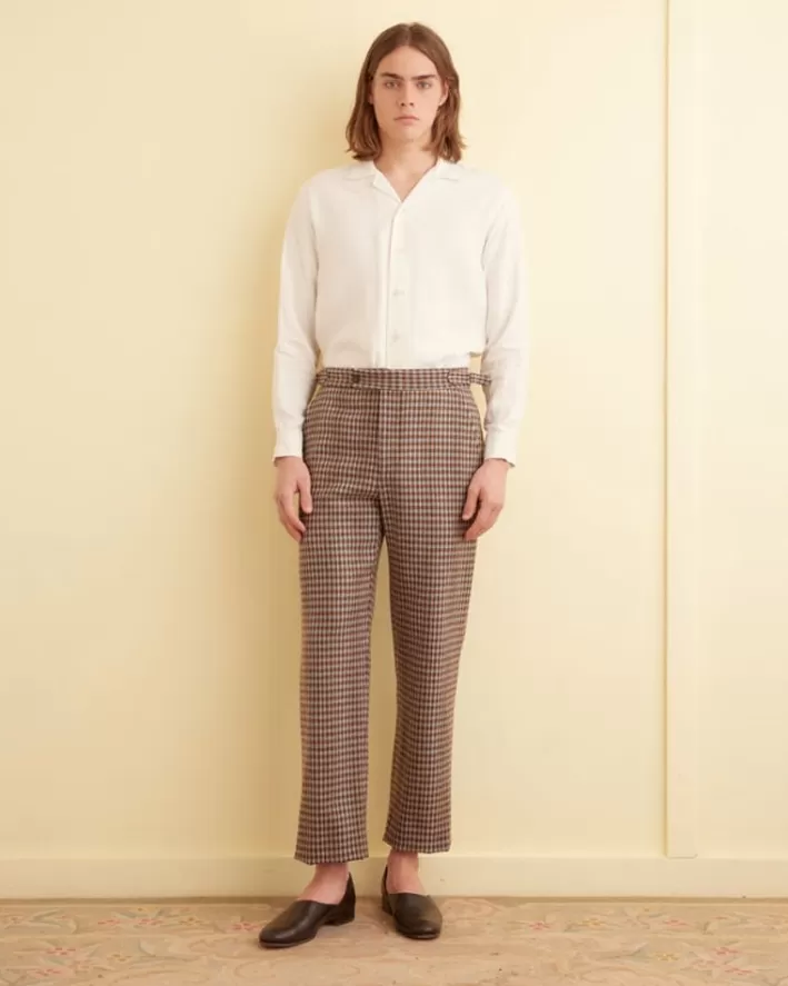 Men BODE Trousers & Pants<Marston Check Trousers