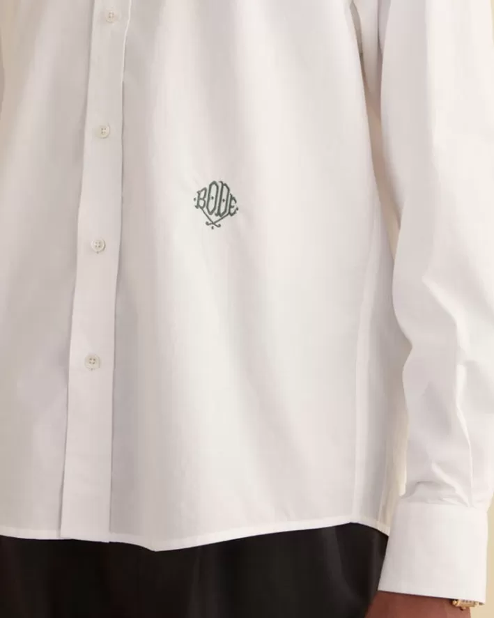 Men BODE Suiting<Monogrammed Poplin Shirt