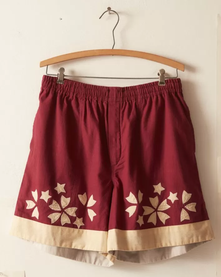 Men BODE Shorts<Moonflower Applique Shorts