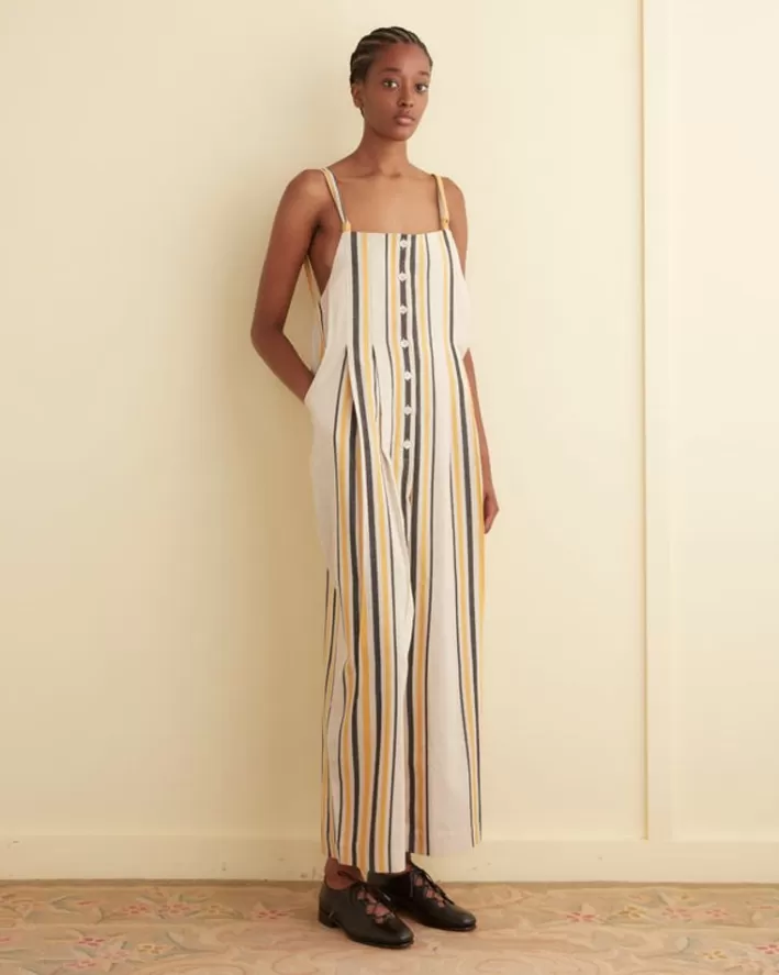 Women BODE Trousers & Pants<Namesake Stripe Jumpsuit