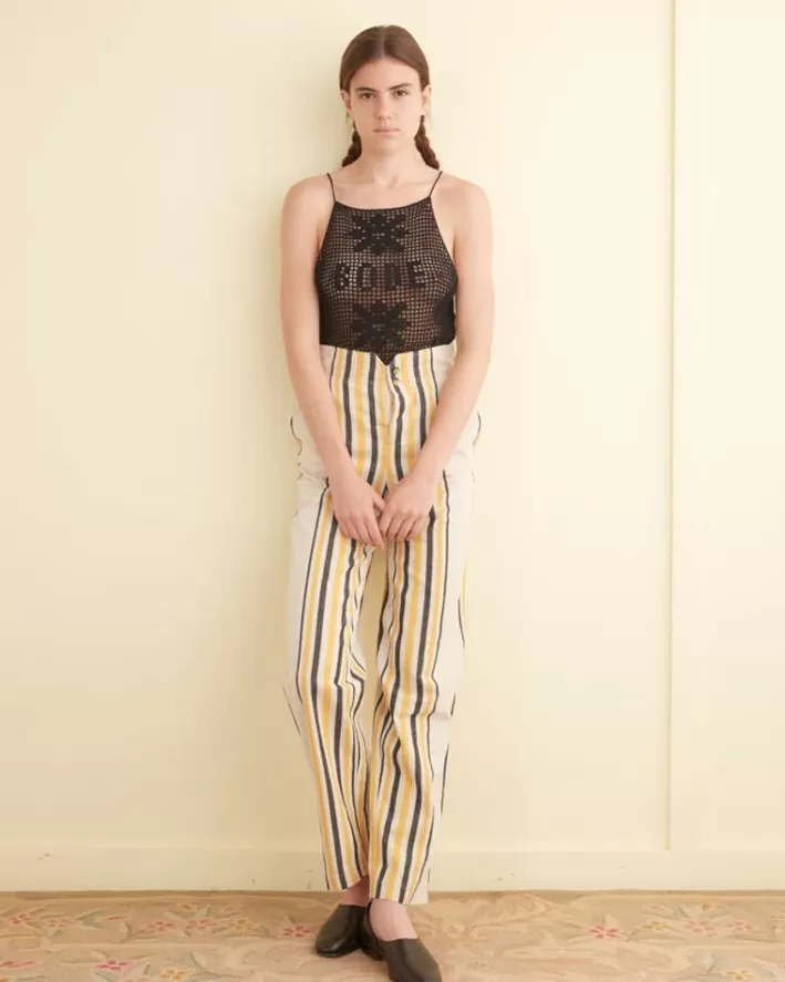 Women BODE Trousers & Pants<Namesake Stripe Shakey Trousers