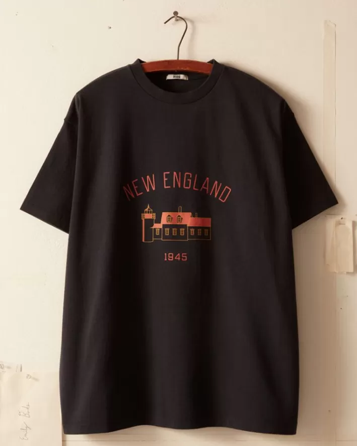 Men BODE Cut & Sew<New England Tee - Midnight