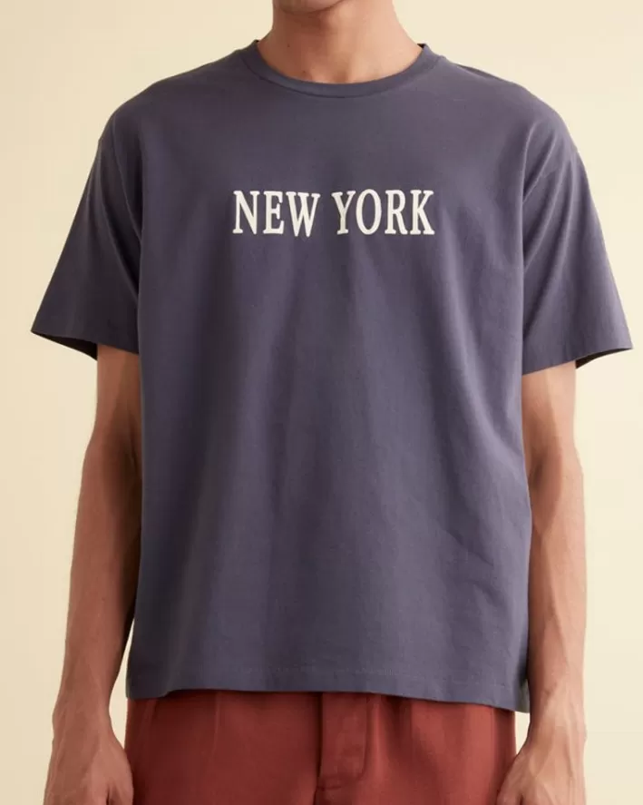 Men BODE Cut & Sew<New York Tee