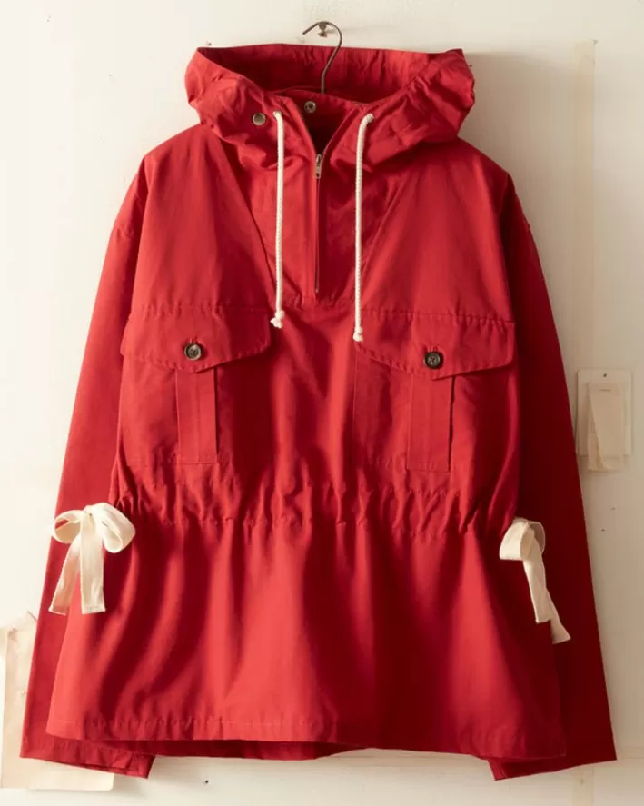 Men BODE Outerwear<Nylon Tie Anorak - Red