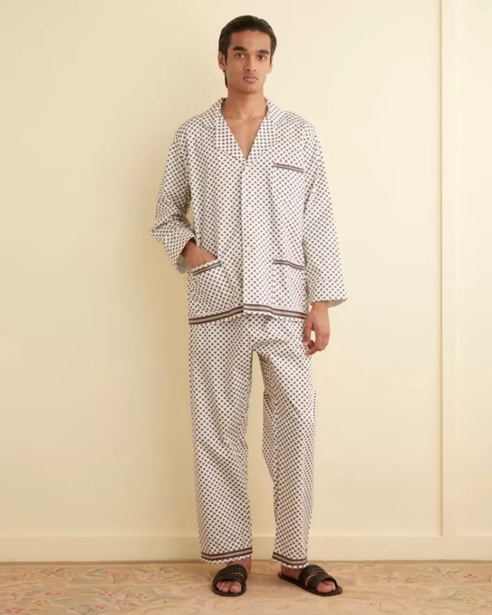 Men BODE Shirts<Petit Motifs Pajama Shirt