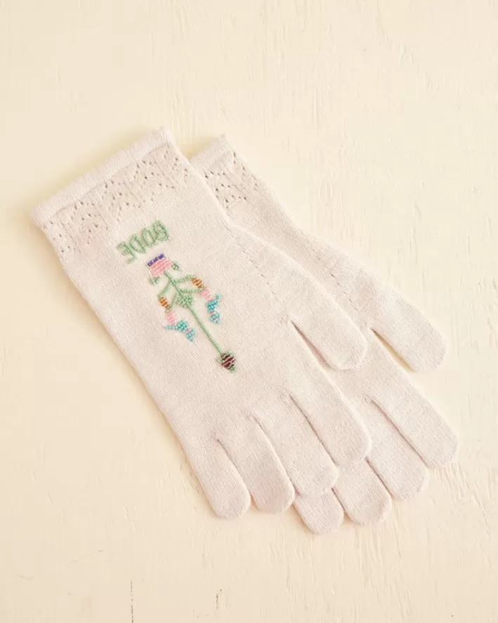 Men BODE Accessories<Pointelle Gloves - Cream