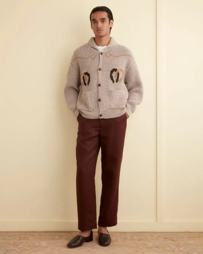 Men BODE Knitwear<Pony Cardigan