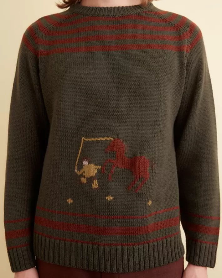 Men BODE Knitwear<Pony Lasso Sweater Multi